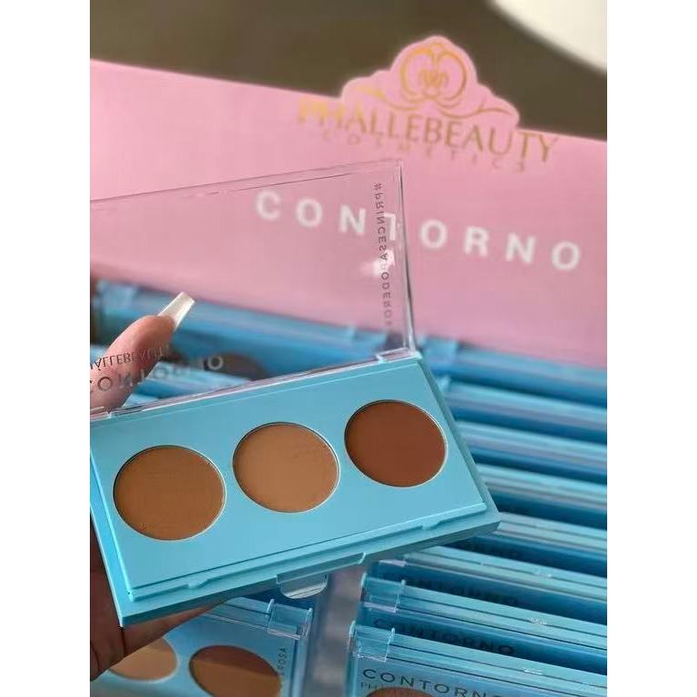 Paleta de Contorno 3 CORES PhálleBeauty  PH0320 em Oferta na Shopee