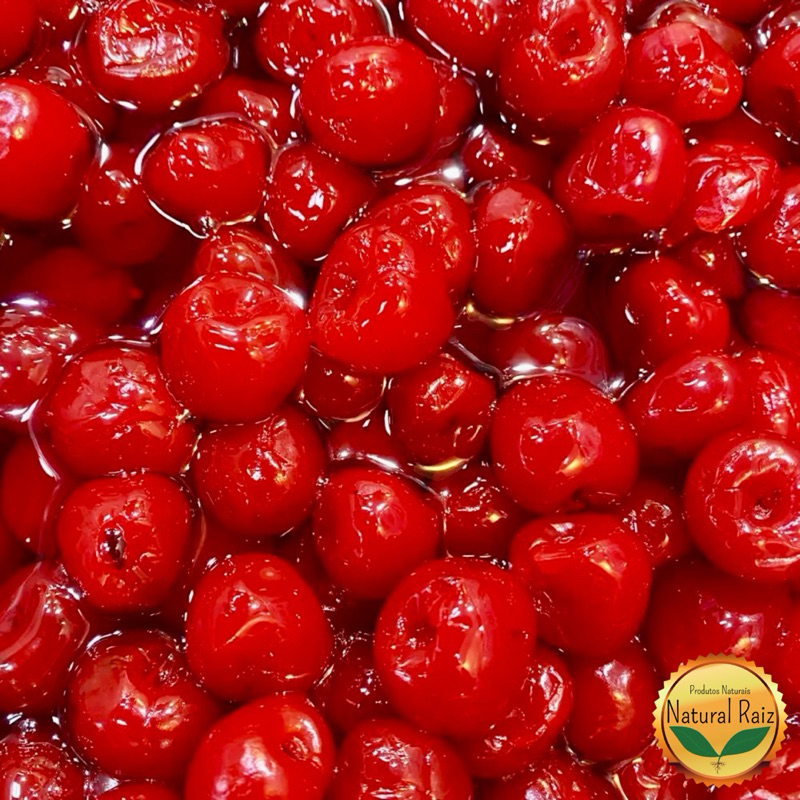 Cereja Marrasquino Sem Talo Peso Drenado - Natural Raiz em Oferta na Shopee