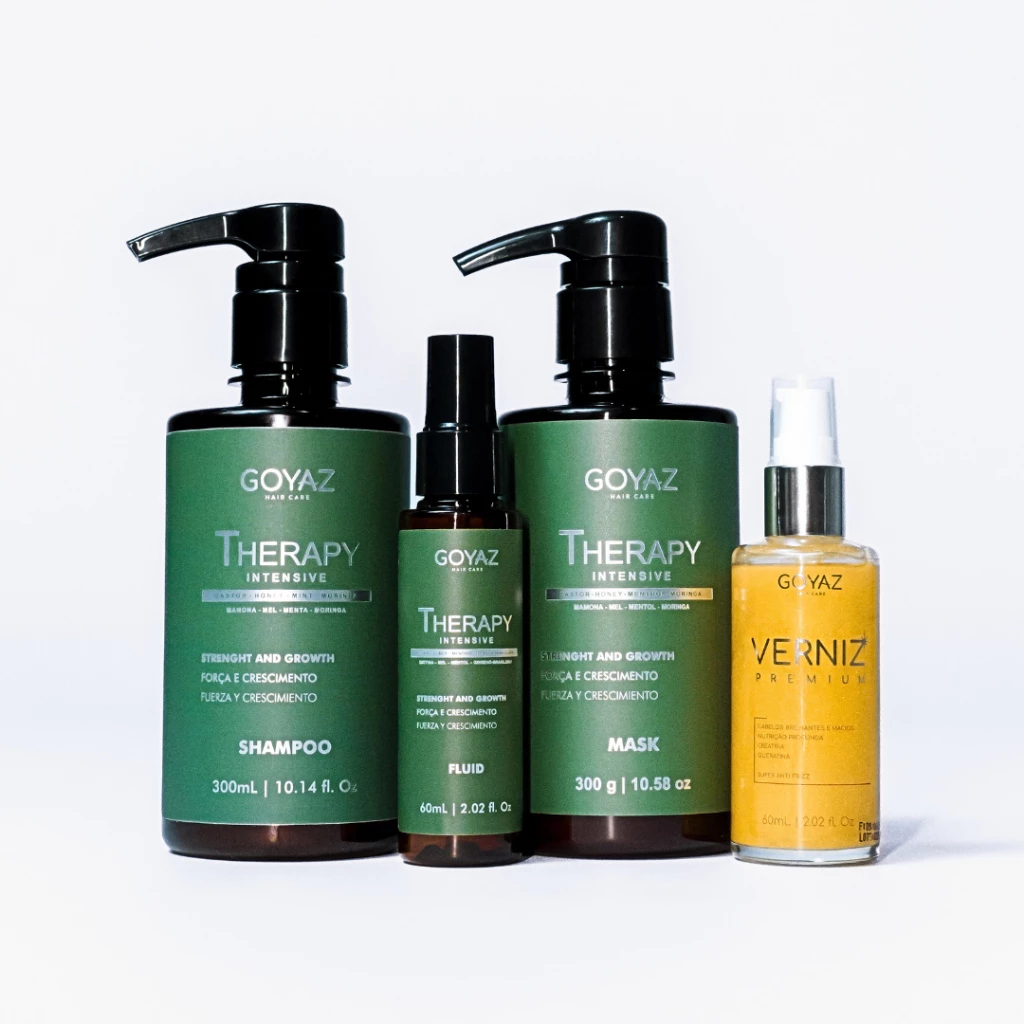 Kit Shampoo e Máscara Condicionante + Tônico Capilar | Antiqueda e Anticaspa | Goyaz Hair Care em Oferta na Shopee