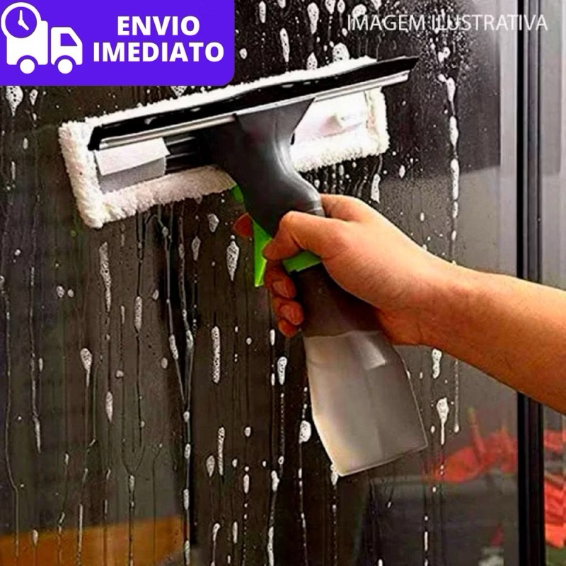 RODO SPRAY SECA E LIMPA JANELAS 3X1 250ML MULTIUSO MOP LIMPADOR