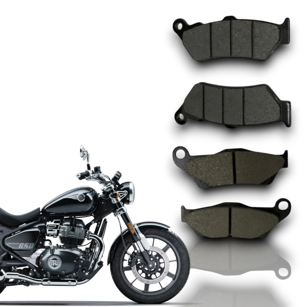 Pastilha Traseira + Dianteira Royal Enfield Super Meteor 650