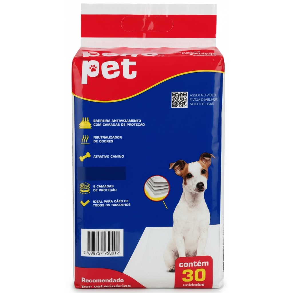 TAPETE HIGIÊNICO SLIM ULTRA ABSORVENTE BENE PET - 60X60 - 30 UND em Oferta na Shopee