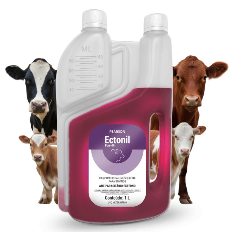 Ectonil Pour On 1 Litro Uso Externo Para Bovinos e Equinos