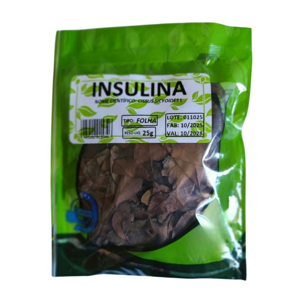 CHÁ INSULINA FOLHA 25G - PRODUTO PREMIUM EXCLUSIVO E ÚNICO NO BRASIL DE ALTA QUALIDADE
