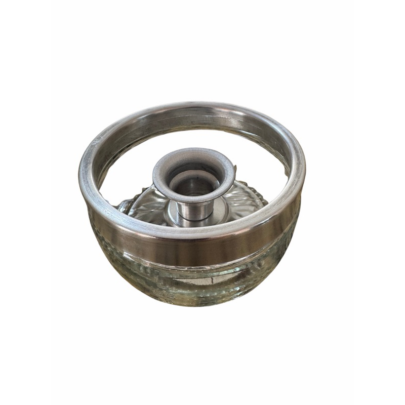 CASTIÇAL DE VIDRO DUAS VELAS ( PROMOÇÃO )