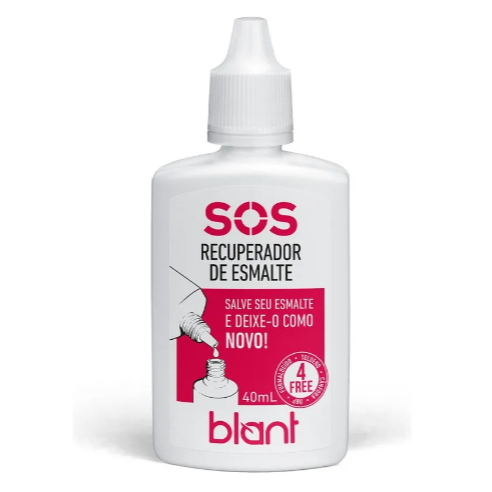 Recuperador De Esmaltes Sos Blant Salve Seu Esmalte - 40ml Cor Incolor em Oferta na Shopee