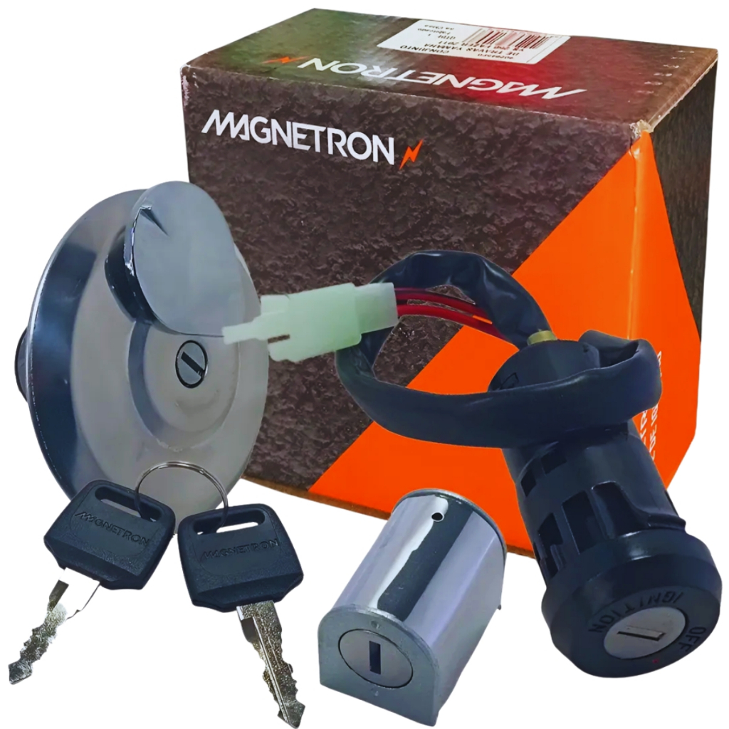 Chave Ignição FAN125 2009 a 2013 C/ Tampa Tanque MAGNETRON