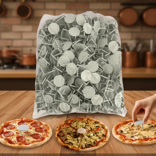Mesinha Suporte Para Pizzas Pacote 1.000 Peças Suporte Para caixa de pizza Mesinha Tripé em Oferta na Shopee
