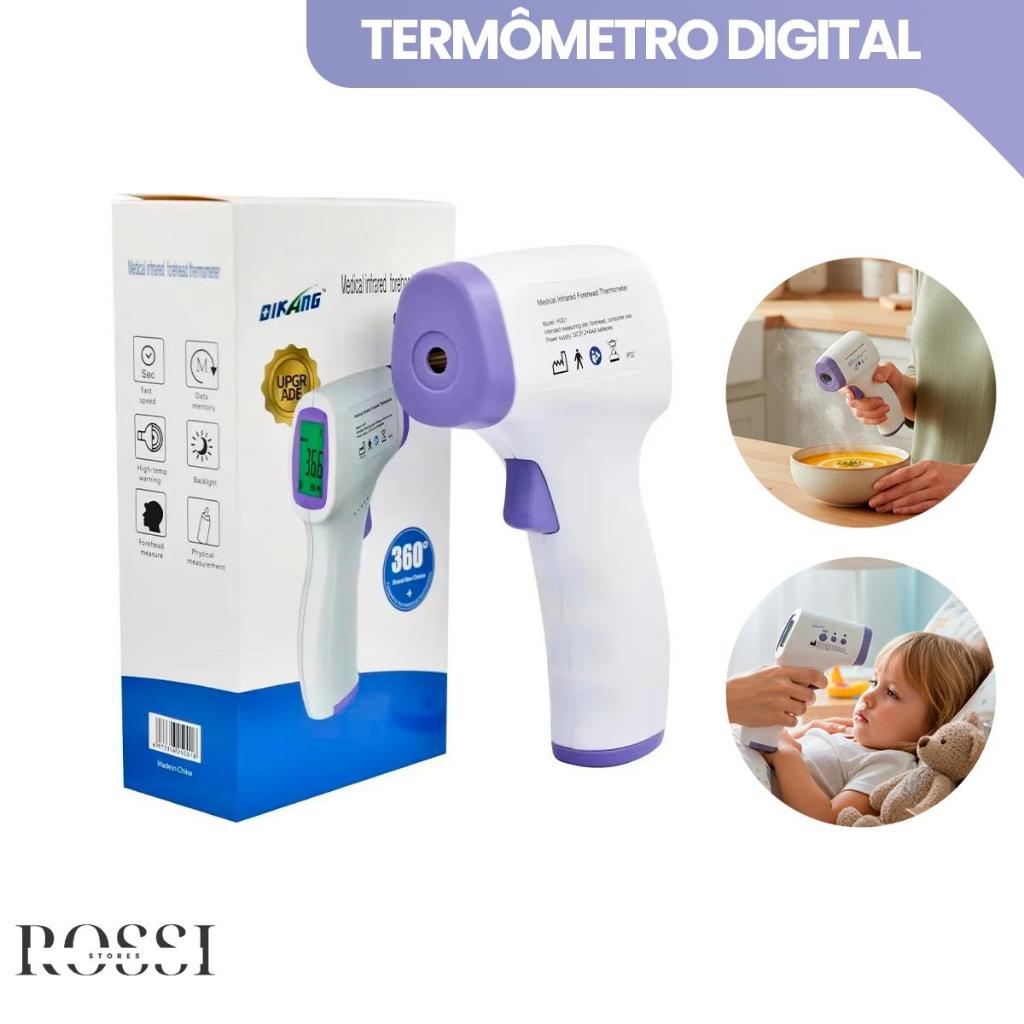 Kit Oxímetro de Dedo com Termômetro Infravermelho e Inalador Portátil — foto 5