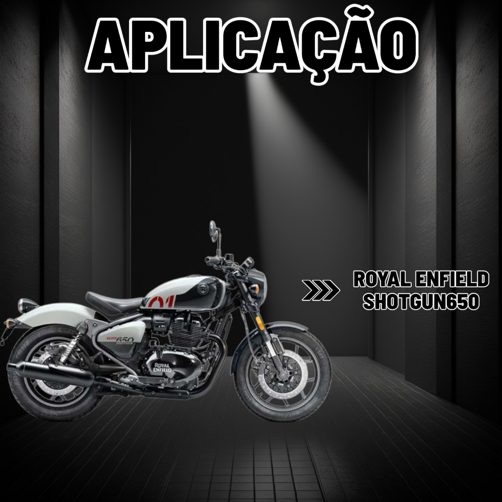 Pastilha Traseiro + Dianteiro Royal Enfield Shotgun 650 — imagem 2 de 2