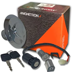 Chave Ignição + Tampa Tanque Titan 125 2002/2004 e Fan 125 2005/2008 Magnetron