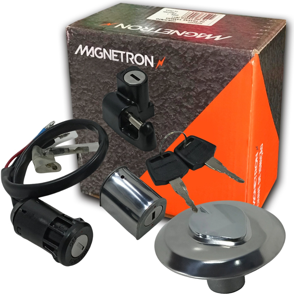 Chave Ignição TITAN125 1995 a 1999 c/ Tampa Tanque Magnetron