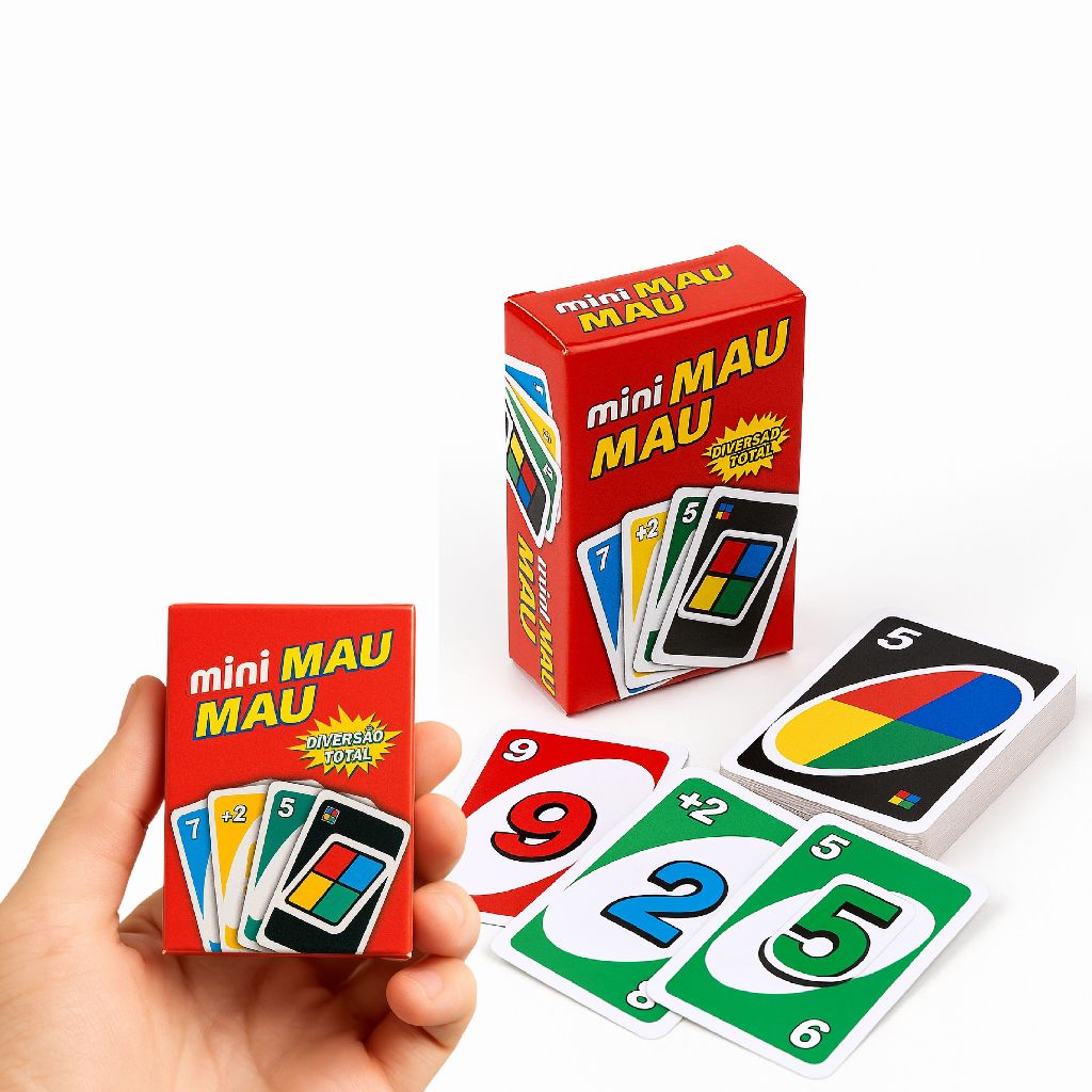 Kit 12~36 Mini Jogo de Cartas Mau Mau Uno Lembrancinha Festa Aniversário Prenda Infantil em Oferta na Shopee