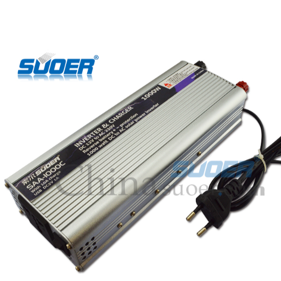 Inversor e Carregador de Energia Soder (Suoer) SAA-1000C – 12V / 230V – 500W