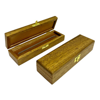 Estojo Para Caneta Personalizável de Madeira Natural (Canela) em Oferta na Shopee