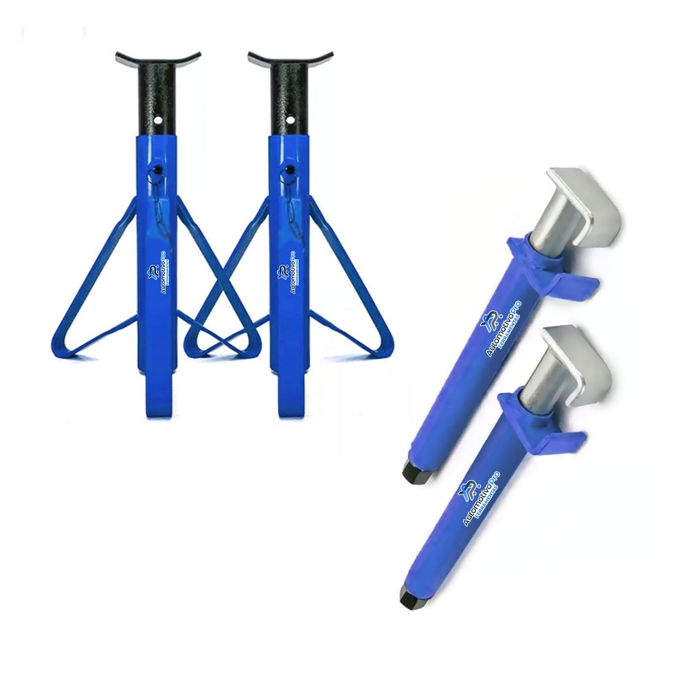 Kit Com 2 Cavaletes 2 Toneladas + Encolhedor De Molas De Suspensão