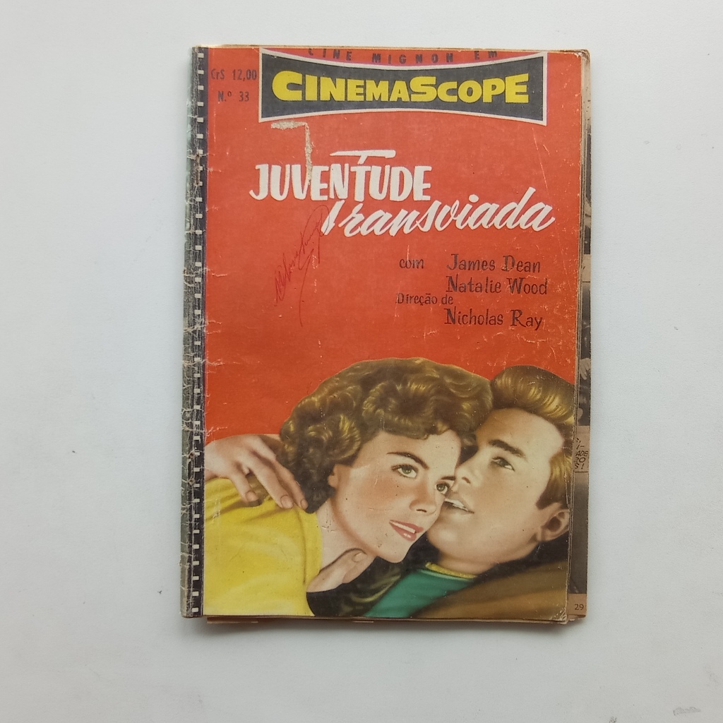 Revista - Cine Mignon CinemaScope nº 33 - Juventude Transviada - James Dean