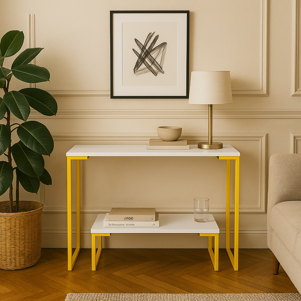 Kit Sala Industrial – Mesa de Centro + Aparador | Somos Fabricantes