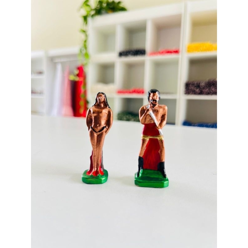 Imagem Exu e Pomba Gira Chumbo - Tranca Ruas/ Maria Padilha