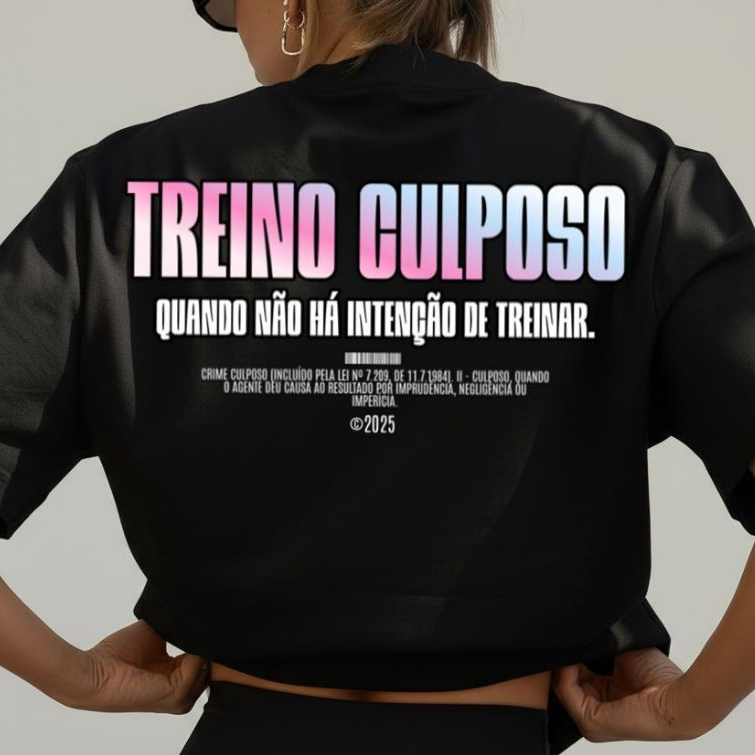 Camiseta Camisa 100%Algodão Oversized Academia Gym Fitness Treino Maromba Blusa Meme Treino Culposo