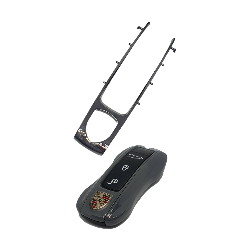 Case Chave Porsche Sup Cinza 911 Cayenne Boxster Panamera