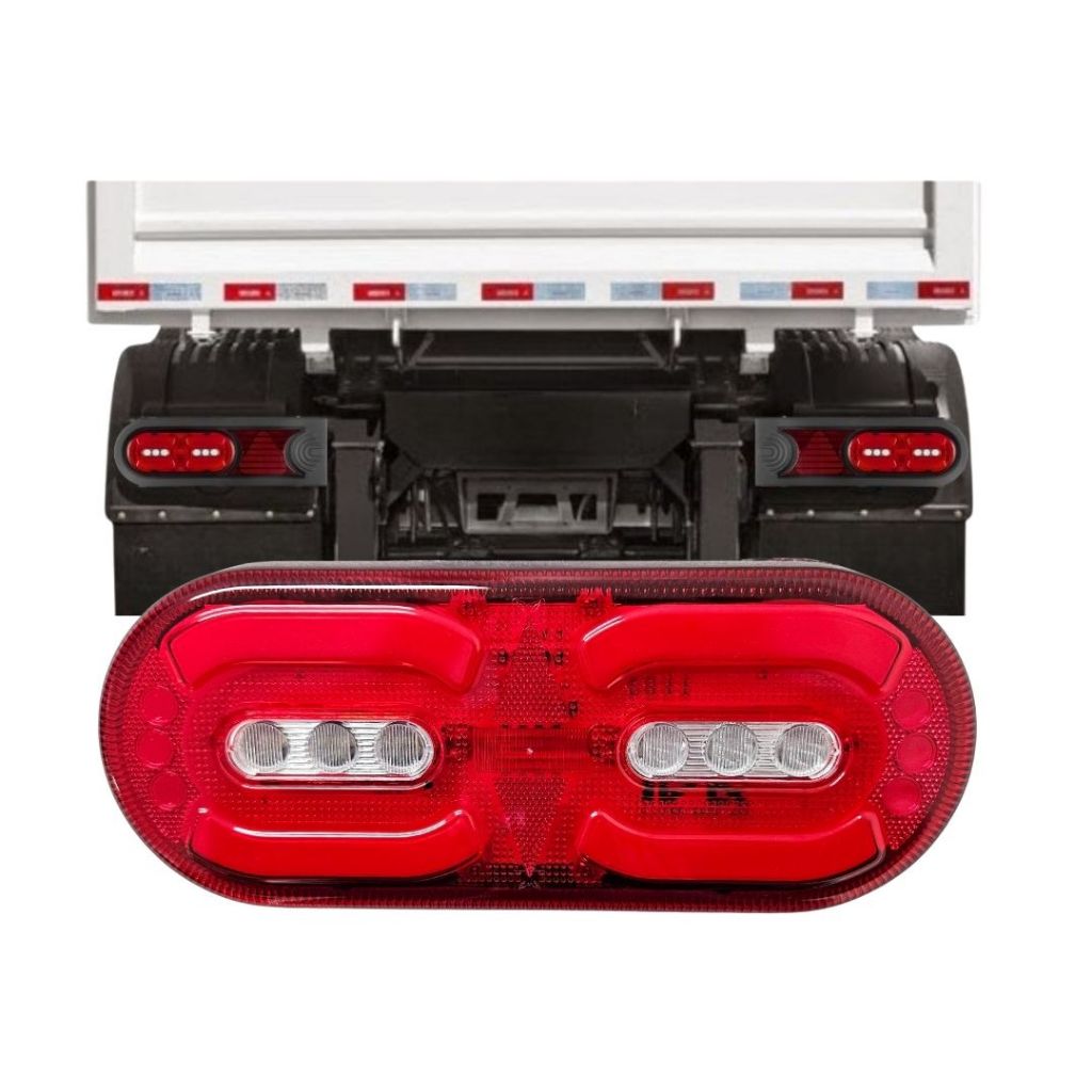 Lanterna Traseira Para Carreta Randon Com LED Lanterna 5 Vias 24V IVAL3000 em Oferta na Shopee