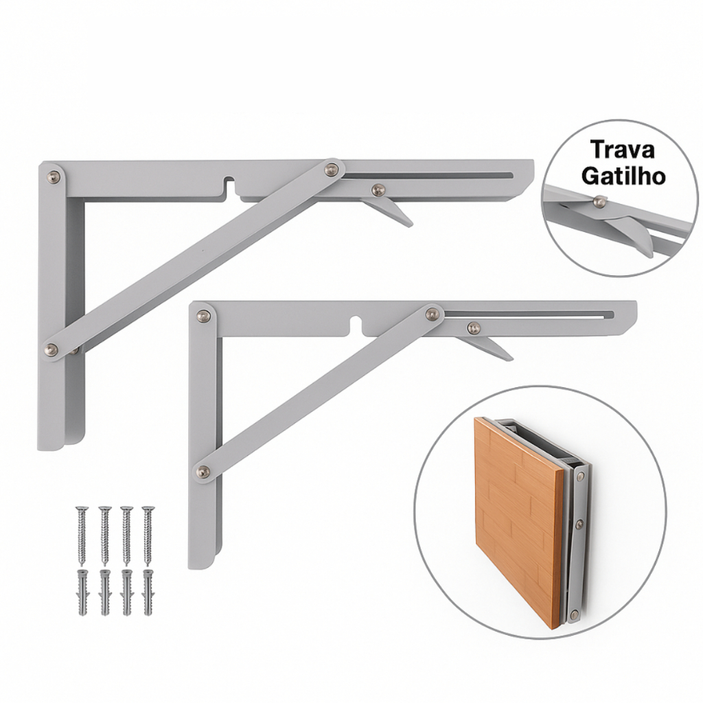 Mão Francesa Dobrável 50 Cm: Onde Comprar | BuscaProdutos