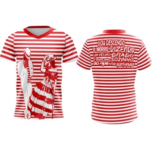 CAMISETA MALANDRO E MALANDRA LISTRADO em Oferta na Shopee