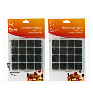 Kit Protetores Pé De Cadeira Feltro Quadrado Auto Adesivo Pé Sofá Mesa Vários Modelos em Oferta na Shopee
