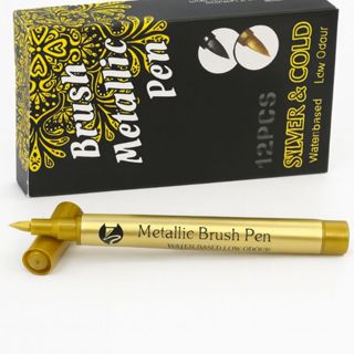 Caneta Marcador White Marker ,Tinta Branca,prata e dourada para Plástico, Metal, Vidro em Oferta na Shopee