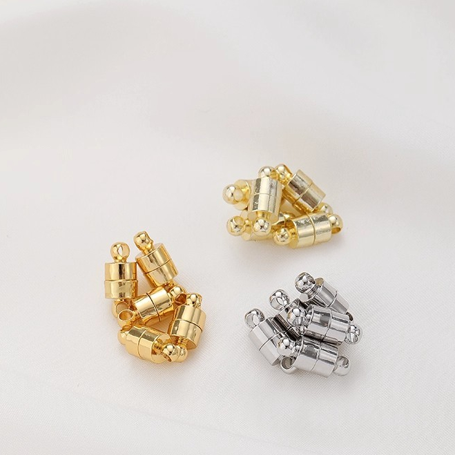 5-20 Pcs Em Forma De Fecho Magnético Colar De Jóias Faz em Oferta na Shopee