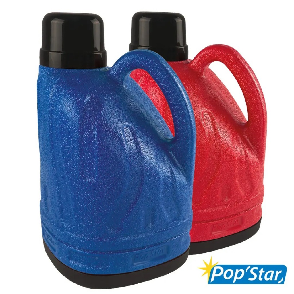 Garrafão Térmico Pop’Star Vermelho e Azul – 3 Litros em Oferta na Shopee