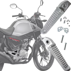 Pedaleira Traseira Pedal de Apoio Passageiro Garupa Titan 160 Fan 160 Sart 160 2025
