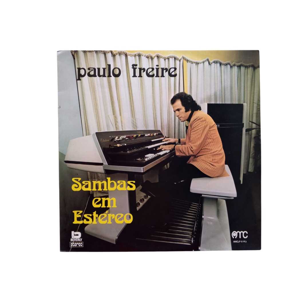 LP Disco Vinil Paulo Freire Sambas em Estéreo Usado Conservado