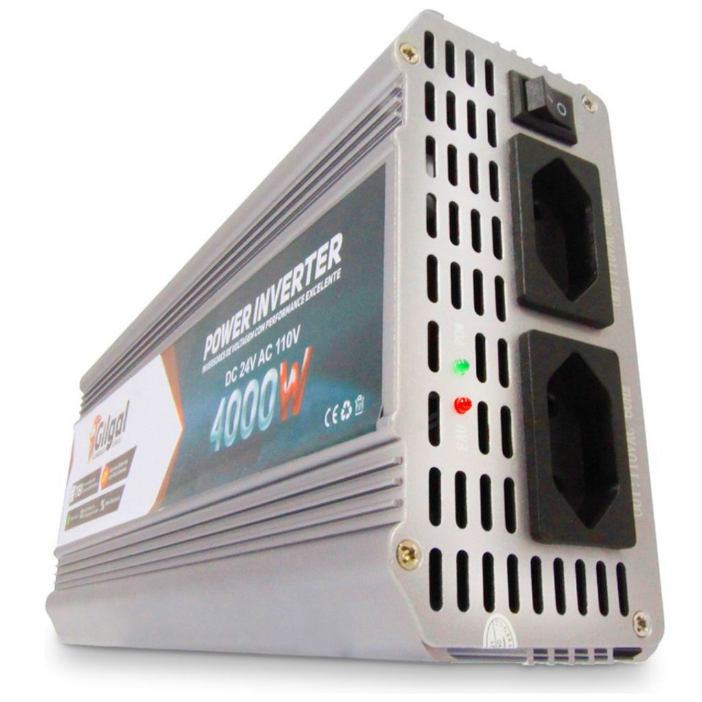 Inversor 4000W 12V para 220V Onda Senoidal Solar Off Grid Motorhome Trailer Camping Gilgal