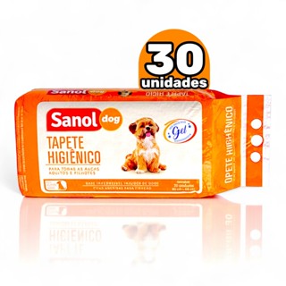 TAPETE HIGIÊNICO PARA CÃES SANOL DOG 60X80CM 30 UN em Oferta na Shopee