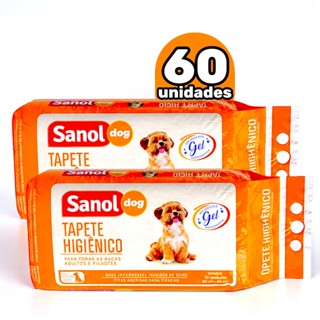Kit Tapete Sanol - 2 Pacotes Com 30 Un - 80cm x 60cm Grande em Oferta na Shopee