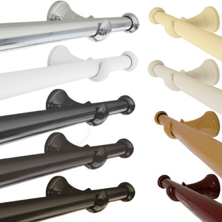 Varão Cortina 3,00 Metros 19mm Varias Cores Simples