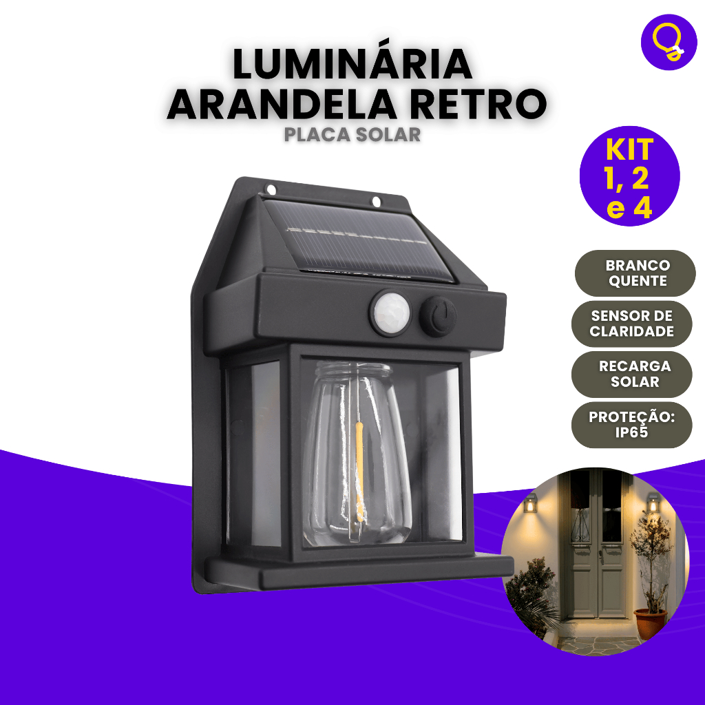Lâmpada de Led com Sensor de Presença Solar: Onde Comprar | BuscaProdutos