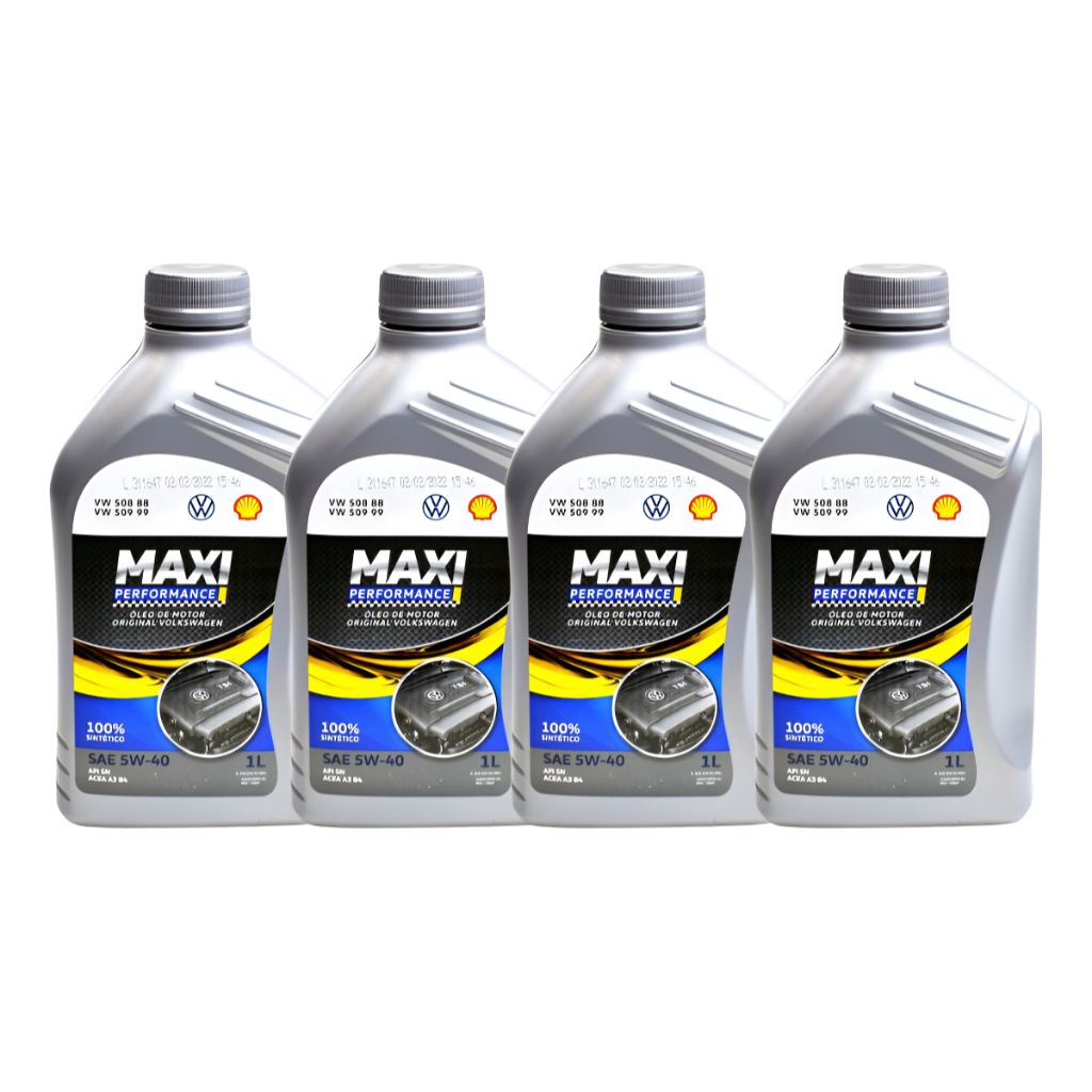 4 Litros Óleo Maxi Volkswagen 5w40 508/88 509/99 Sintético em Oferta na Shopee