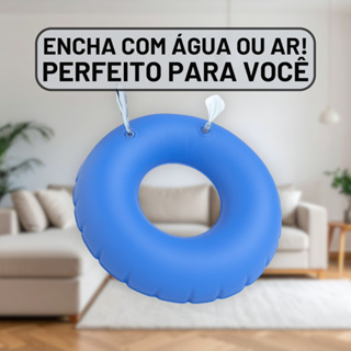 Almofada Ortopédica Assento Cadeira Hemorroida Cóccix Pós-Parto Próstata Água Ar Inflável Dor em Oferta na Shopee