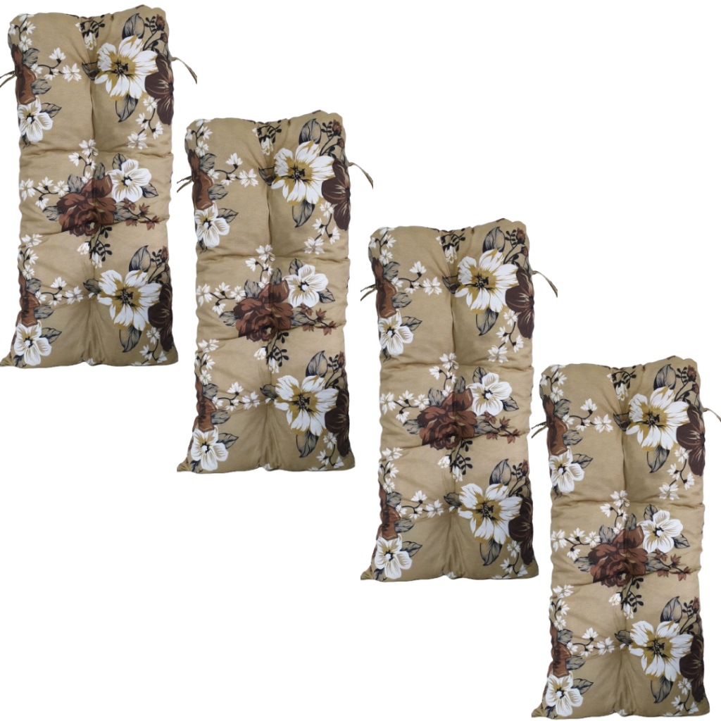 JOGO DE 4 ALMOFADAS CORES LINDAS CADEIRA POLTRONA SOFA BAMBU