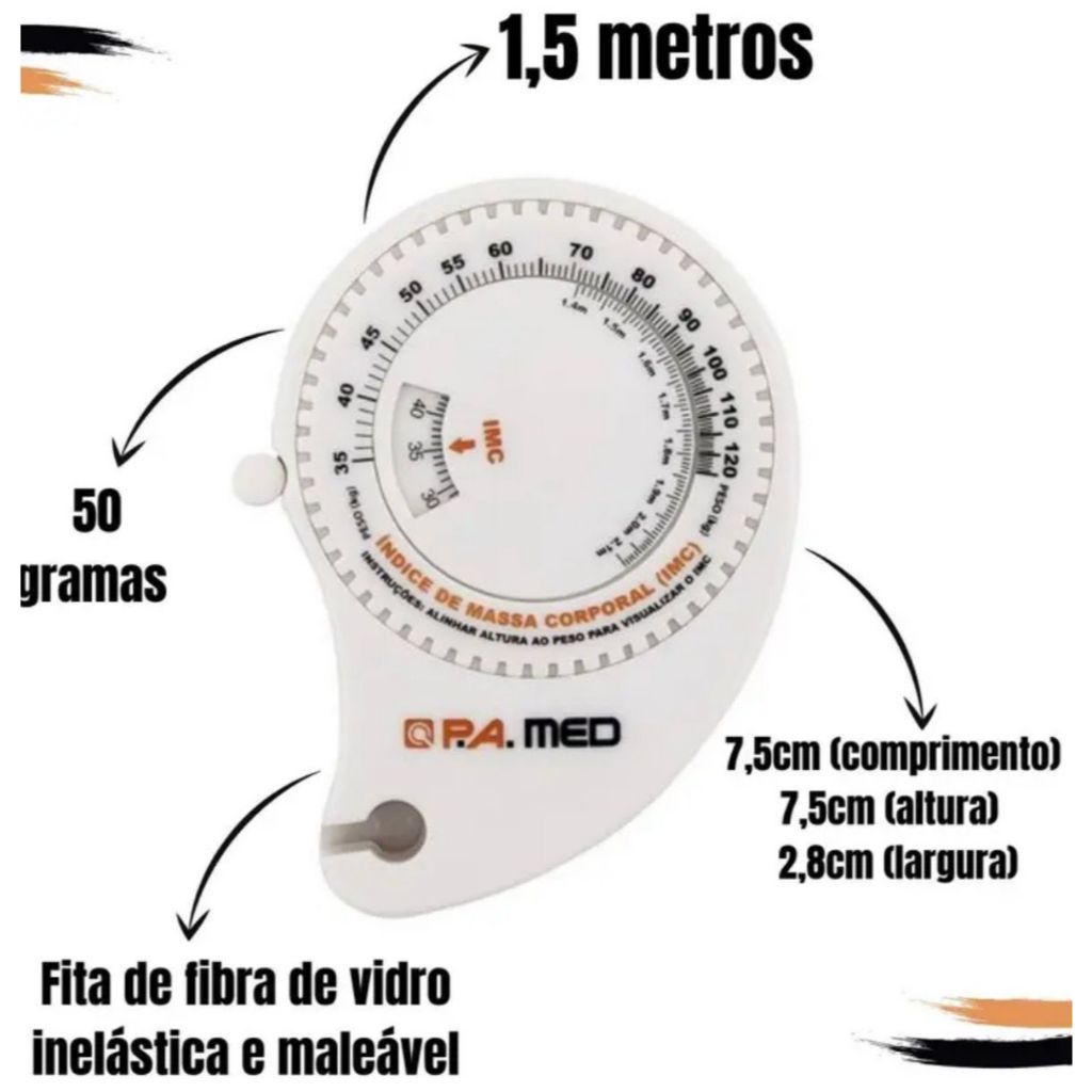 Fita Antropométrica P.A.Med