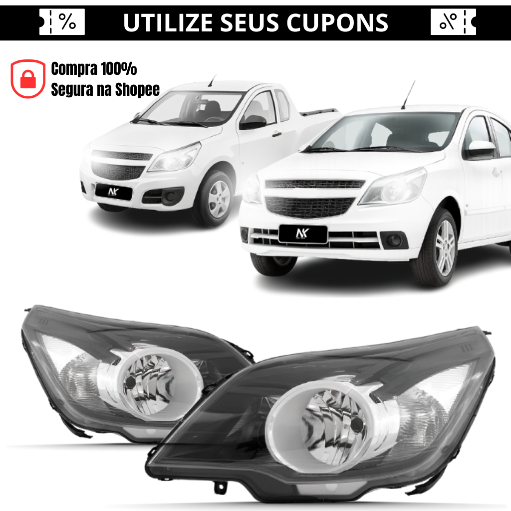Par/Un Farol Dianteiro Agile 2009 2010 2011 2012 2013 2014 Montana