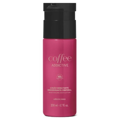 O Boticario  Loção Hidratante Desodorante Corporal Coffee Addictive Oriental Frutal 200ml