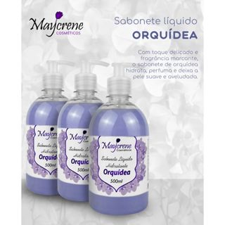 Sabonete Líquido Orquídea Maycrene 500ml em Oferta na Shopee