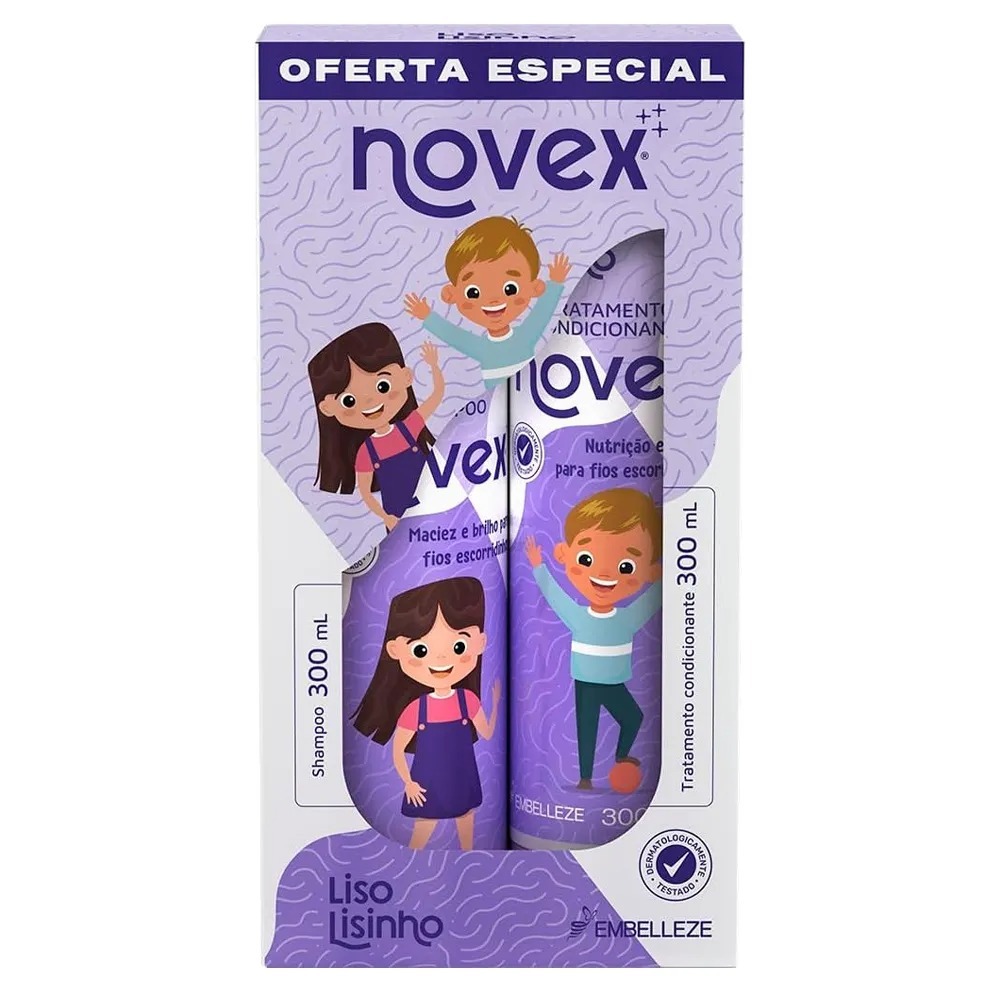Kit Shampoo E Condicionador Infantil Novex 300ml