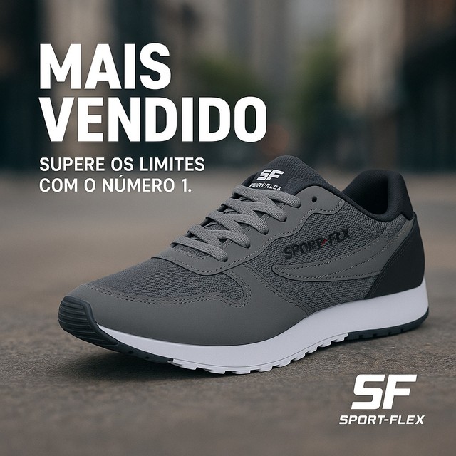 Tênis Masculino Esporte Fit Casual Caminhada Corrida Academia Leve Confortável Amortecedor Diário
