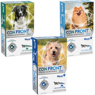 ConFront Plus Fipronil Antipulgas Para Cães de Todos o Tamanhos Antiparasitário Canino Fipronil em Oferta na Shopee