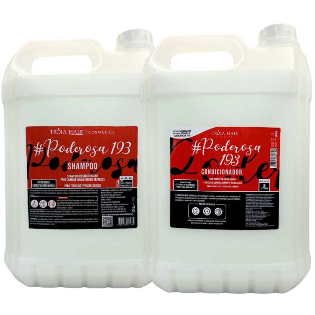 Shampoo E Condicionador Lavatório Poderosa 1.9.3 Troia Hair
